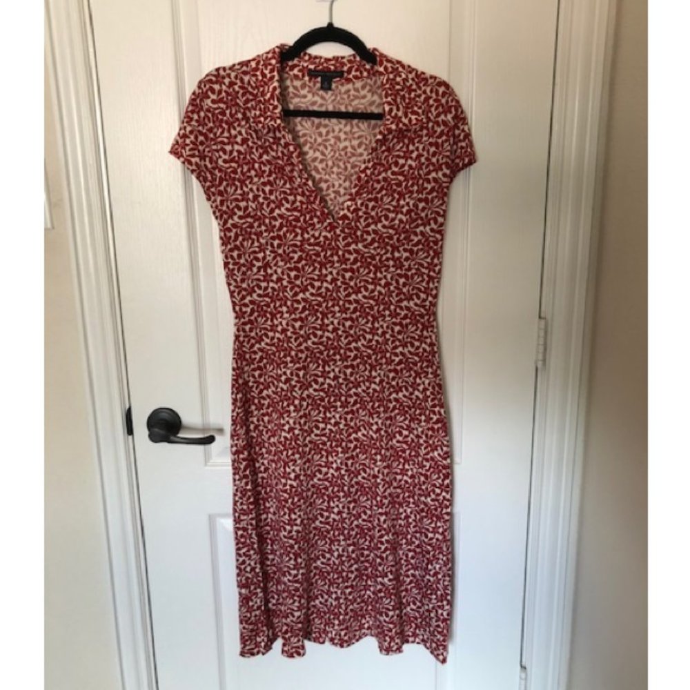 Banana Republic Dress | Red & White | Medium